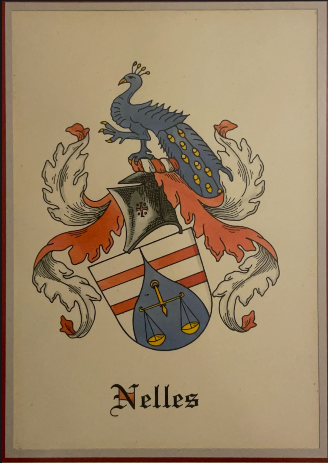 Familienwappen der Familie Nelles