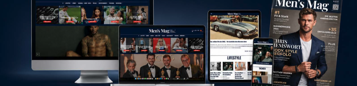 Men's Mag Mockup