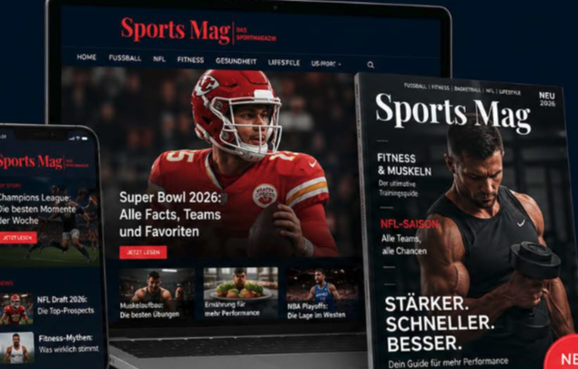 Sports Mag Mockup